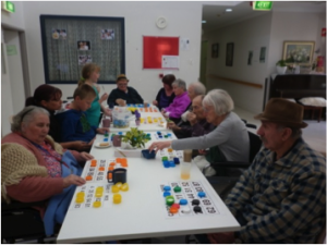 Residents Playing Bingo