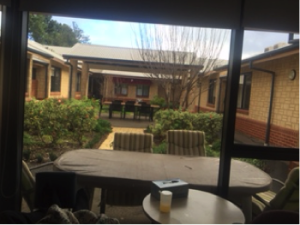 Veggie Garden Seating View